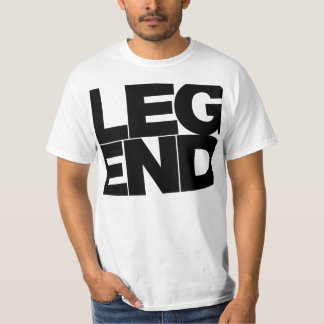 Camiseta Legenda (texto preto)