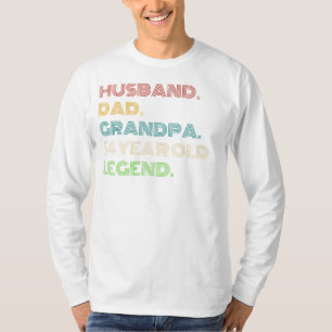 Camiseta Legenda Vintage: Marido, Pai, Avô - 54, Ainda