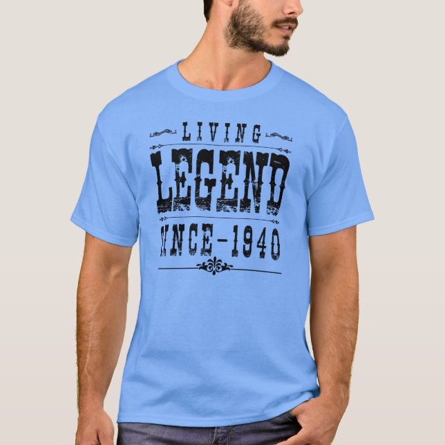 Camiseta Legenda viva desde 1940 (Frente)
