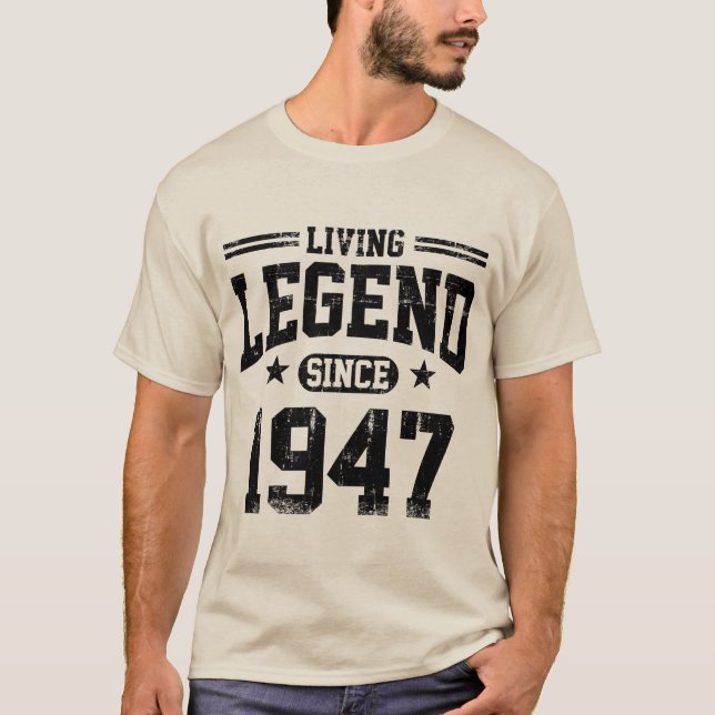 Camiseta Legenda viva desde 1947 (Frente)