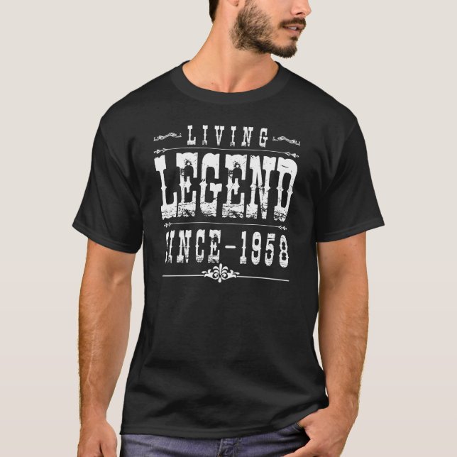Camiseta Legenda viva desde 1958 (Frente)