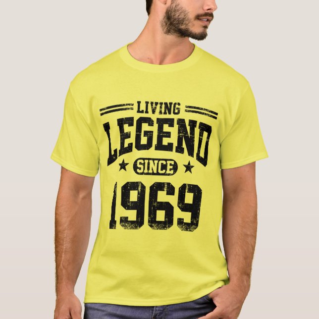 Camiseta Legenda viva desde 1969 (Frente)