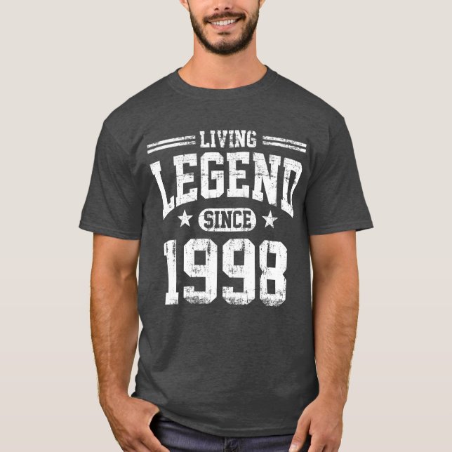 Camiseta Legenda viva desde 1998 (Frente)