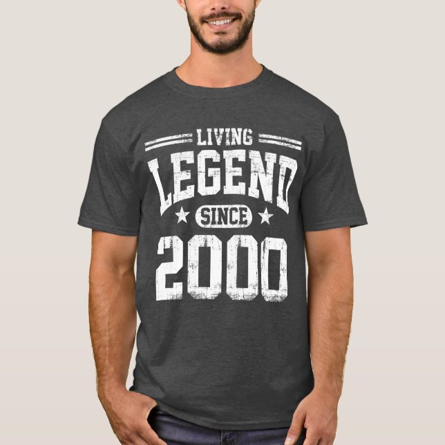 Camiseta Legenda viva desde 2000 (Frente)