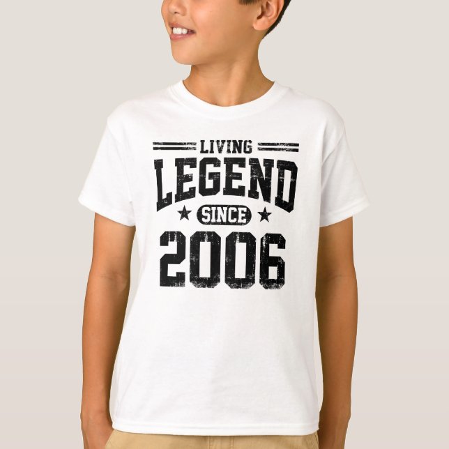 Camiseta Legenda viva desde 2006 (Frente)