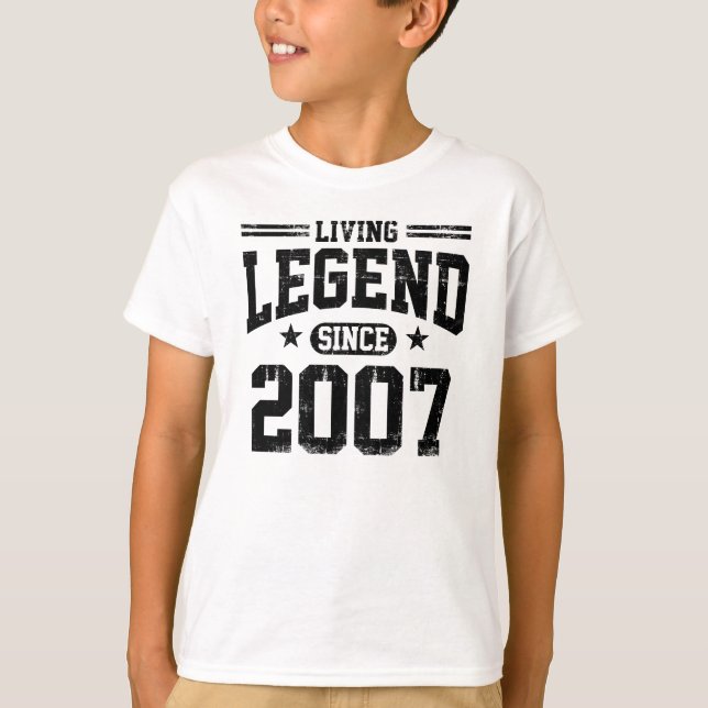Camiseta Legenda viva desde 2007 (Frente)