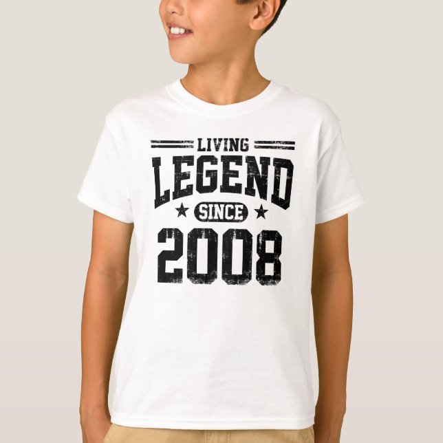 Camiseta Legenda viva desde 2008 (Frente)