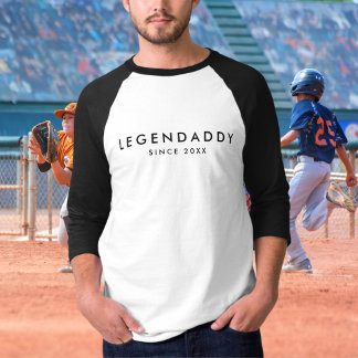 Camiseta Legendaddy desde então para Pais lendários minimal