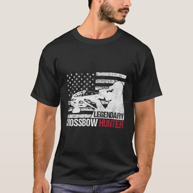 Camiseta Legendário Caçador Crossbow (Frente)