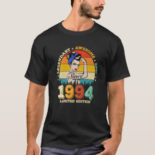 Camiseta Legendário de 28 anos desde 1994 Incrível 28º Nasc