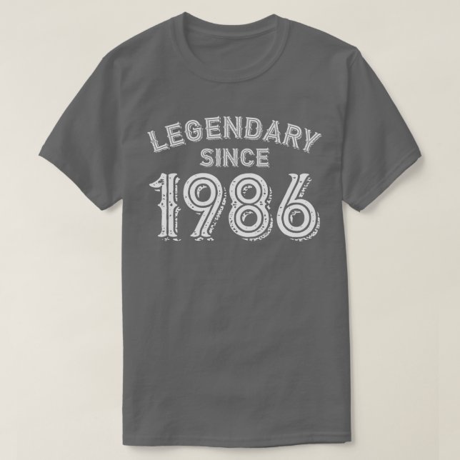 Camiseta Legendário Desde 1986 (Frente do Design)