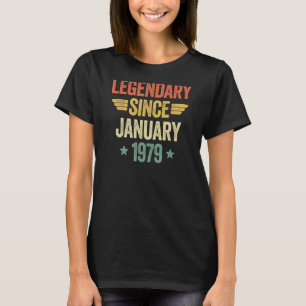 Camiseta Legendário Desde Janeiro De 1979