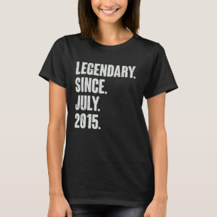 Camiseta Legendário Desde Julho De 2015, Nascimento 7 de 7