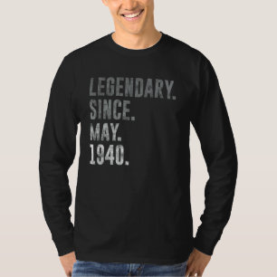 Camiseta Legendário desde maio de 1940 82º Aniversário Vint