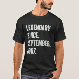 Camiseta Legendário Desde setembro de 2007, 15 de 15 anos