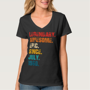 Camiseta Legendário Epic Espetacular Desde Julho De 1960 Es