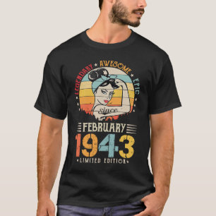 Camiseta Legendário Epic Fantástico Desde Fevereiro De 1943