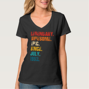 Camiseta Legendário Epic Incrível Desde Julho De 1953 Estil