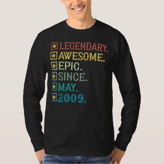 Camiseta Legendário Epic Incrível Desde Maio De 2009 13 Bir