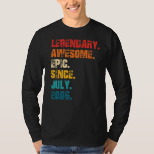 Camiseta Legendário Espetacular Epic Desde Julho De 2006 Es