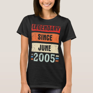 Camiseta Legendário Feliz Aniversário Para Mim Desde Junho