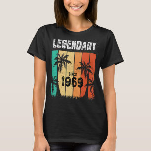 Camiseta Legendário Havaí 1969 53 Aniversário De Verão De 5