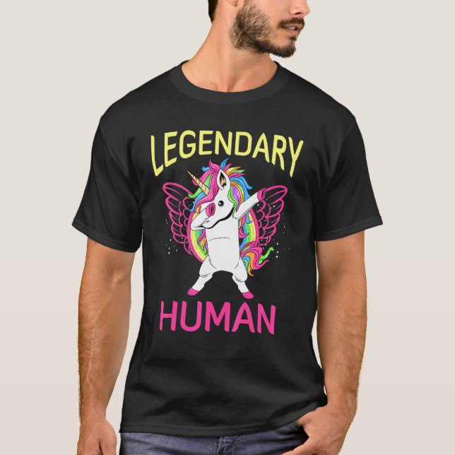 Camiseta Legendário Jogador do Unicórnio Dador Humano (Frente)