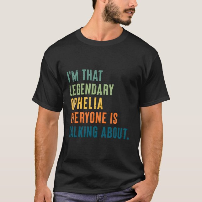 Camiseta Legendário ofelia Personalizada (Frente)
