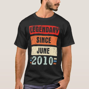 Camiseta Legendário Parabéns Para Mim, Desde Junho De 2010