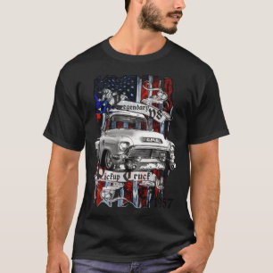 Camiseta Legendário V8 Pickup Truck CJ 1957