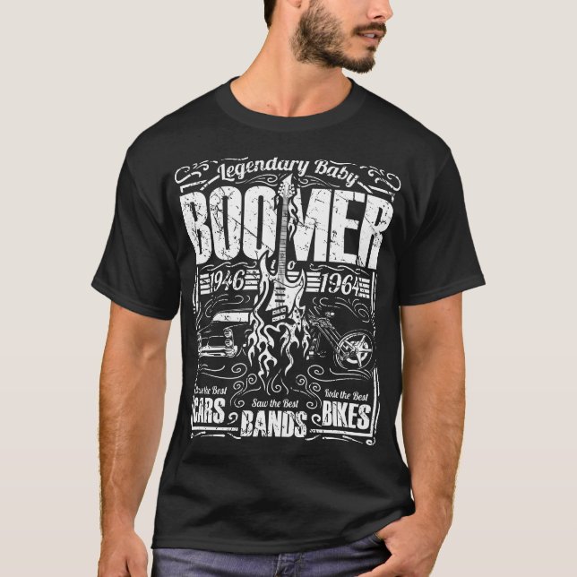 Camiseta Legendary Baby Boomer Generation 1946-1964  (Frente)