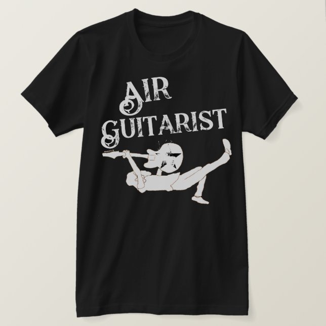 Camiseta Legendary Classic Rock Air Guitarist  (Frente do Design)