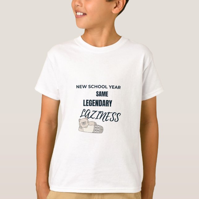 Camiseta Legendary Laziness Kids Shirt (Frente)
