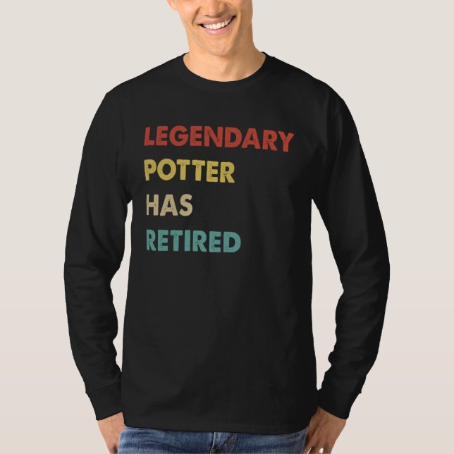 Camiseta Legendary Potter Has Retired  1 (Frente)