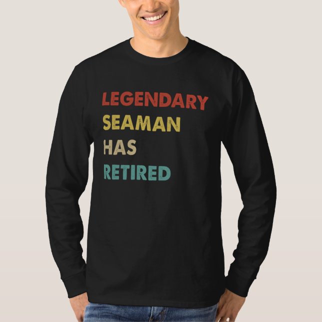 Camiseta Legendary Seaman Has Retired  1 (Frente)