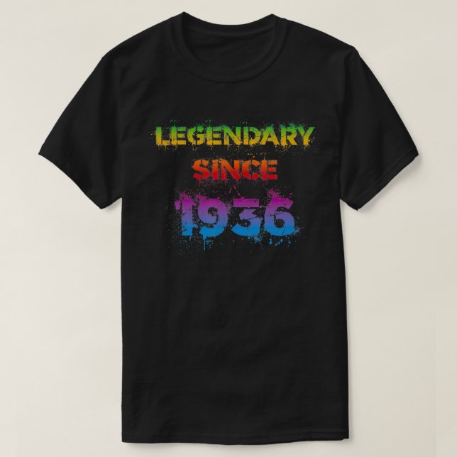 Camiseta Legendary since 1936  85 (Frente do Design)