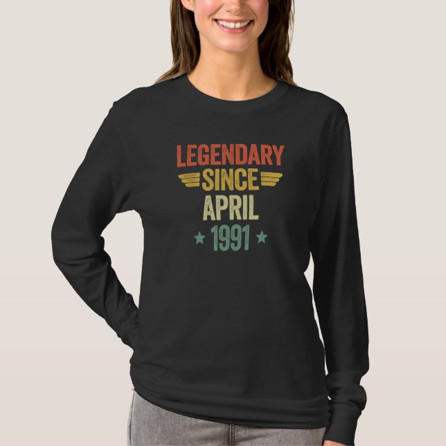 Camiseta Legendary Since April 1991 (Frente)