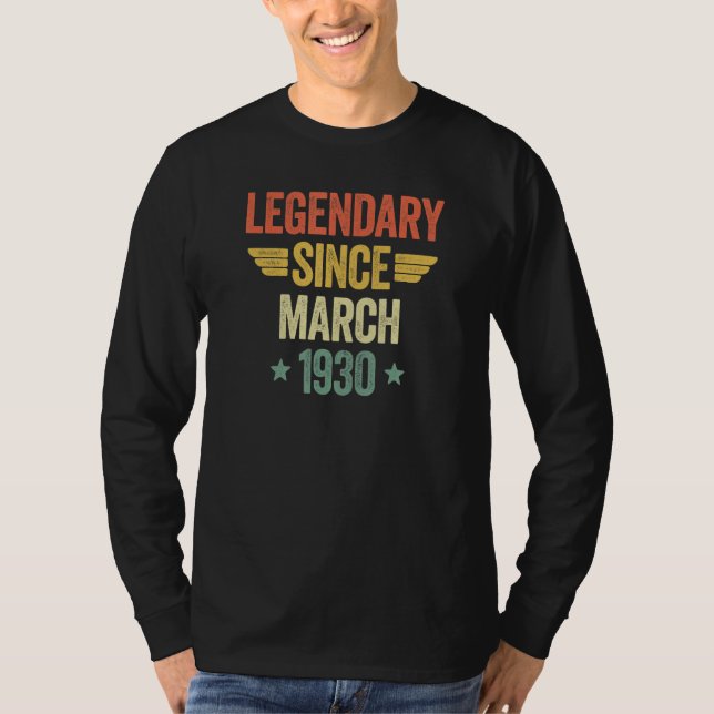 Camiseta Legendary Since March 1930 (Frente)