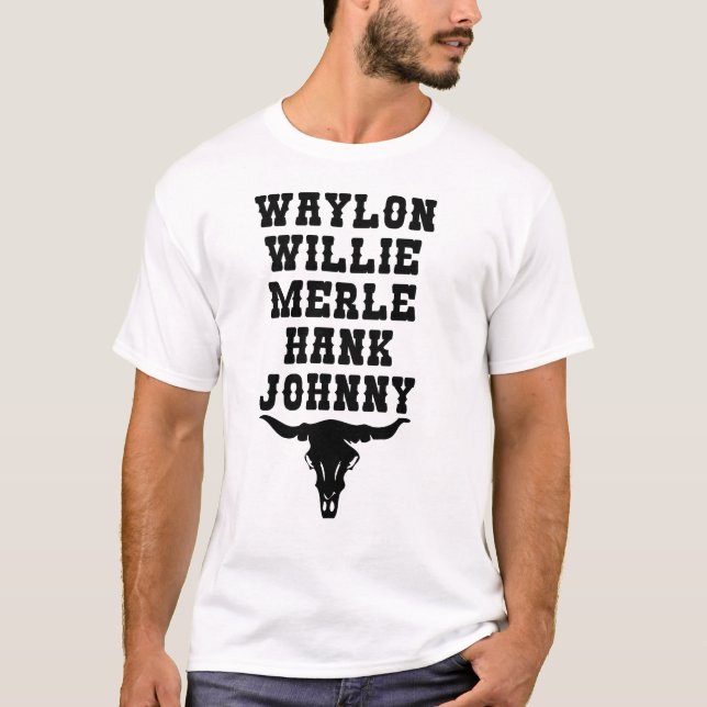 Camiseta Legendas da música country (Frente)