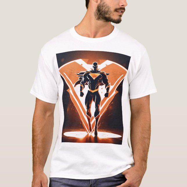 Camiseta "Legendas em Ação" "Threads Herônicos" (Frente)