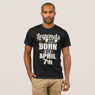 Camiseta Legendas são Nasceres em abril 7