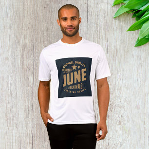 Camiseta Legendas são Nasceres em junho de qualidade origin