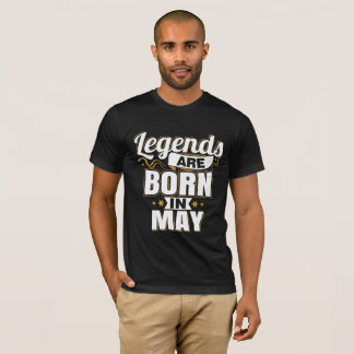 Camiseta Legendas são Nasceres em maio