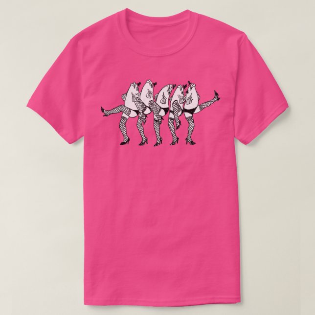 Camiseta Legfish Chorus Line ink sketch (Frente do Design)