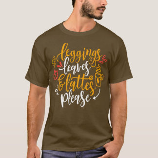 Camiseta Leggings deixa latas, por favor.