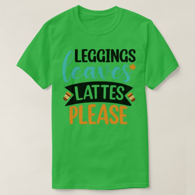 Camiseta Leggings deixa latas por favor 1 (Frente do Design)