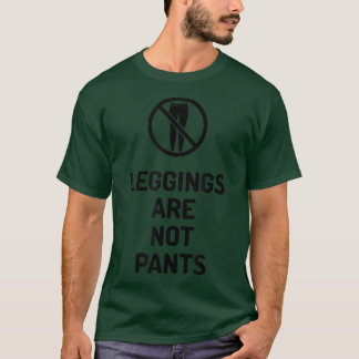 Camiseta Leggings não são calcinhasEngraçado Sarcástico