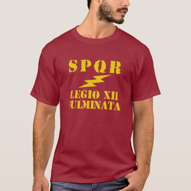 Camiseta Legião do "raio" de 12 Júlio César 12os (Frente)
