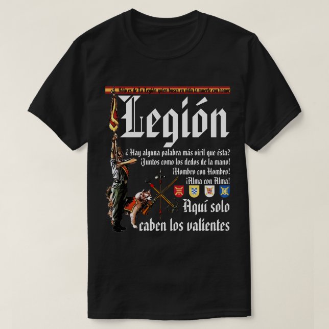 CAMISETA LEGIO ESPANHOLA (Frente do Design)