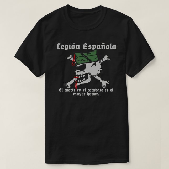 CAMISETA LEGIÓN ESPAÑOLA (Frente do Design)